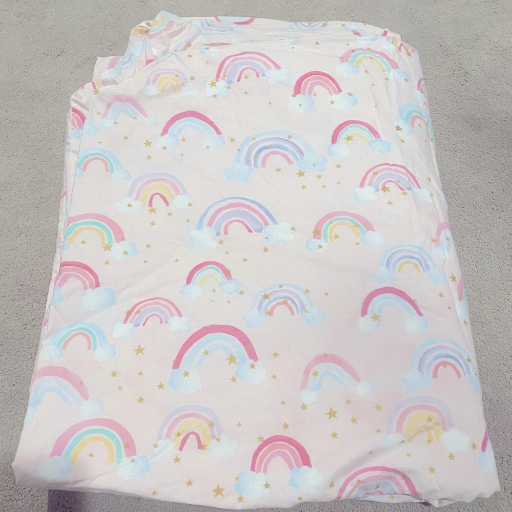Pottery Barn Kids Duvet Cover - rainbow cloud